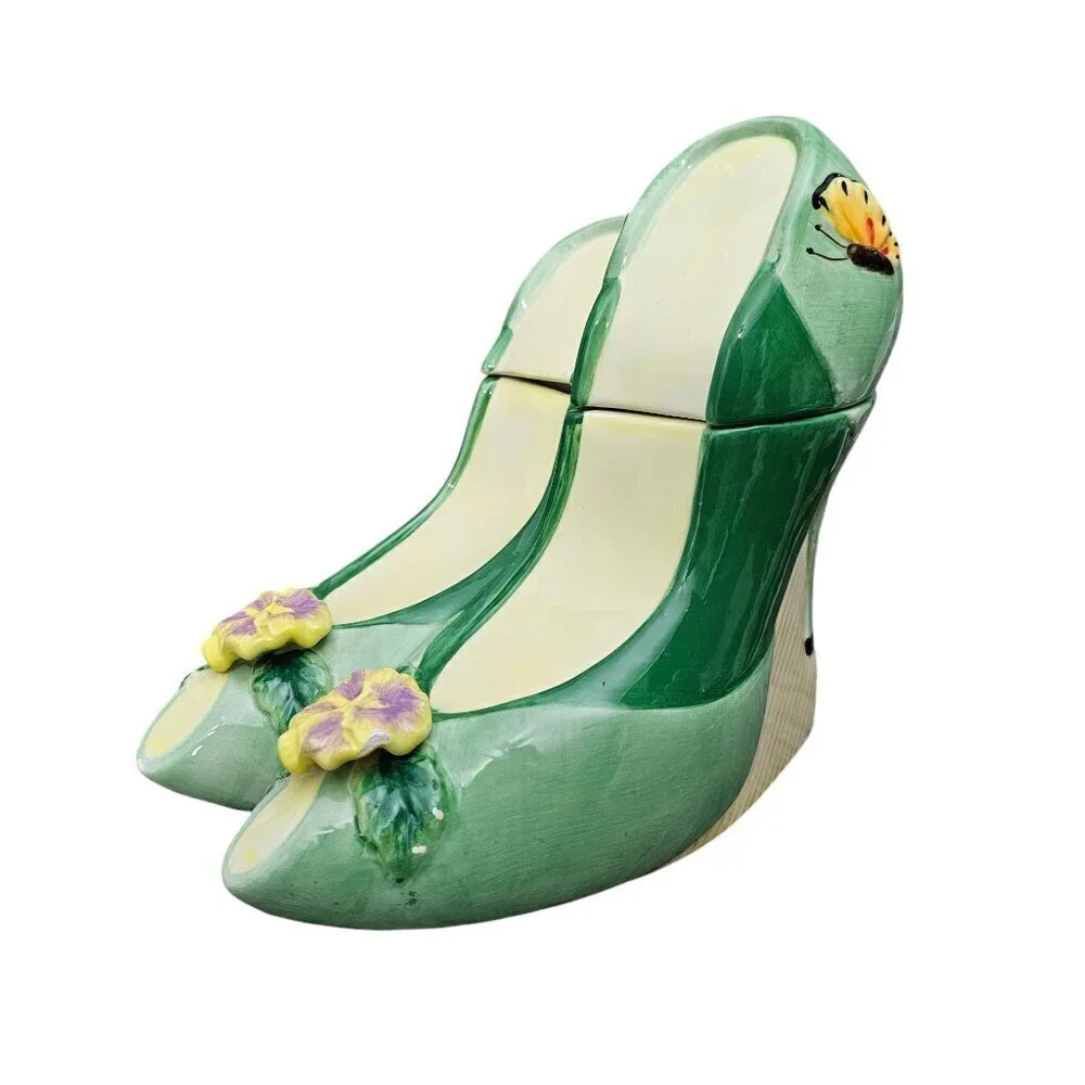 Vintage Rare High Heel Ceramic Cookie Jar Series 1-C 1011 of 3000